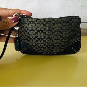 Coach Signature Wristlet